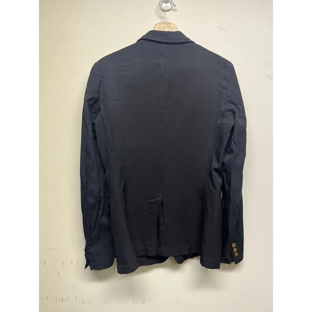 Comme des Garçons Homme Plus Black Blazer – Made in Japan– Brown Buttons - Small